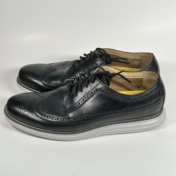 Cole Haan Grand OS Wingtip Oxford Shoes Men’s Size 11 M Black C21198 - Picture 4 of 15